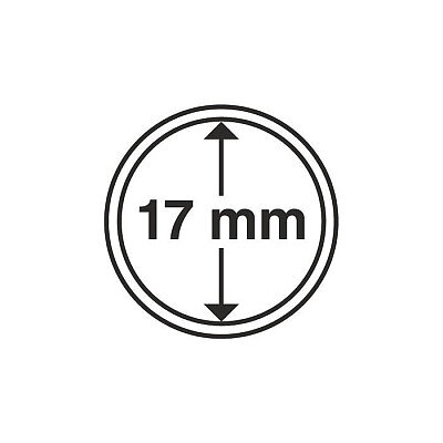 CAPS 17 - Runda myntkapslar innerdiameter 17 mm (10-pack)