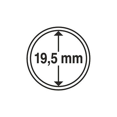 CAPS 19,5 - Runda myntkapslar innerdiameter 19,5 mm (10-pack)