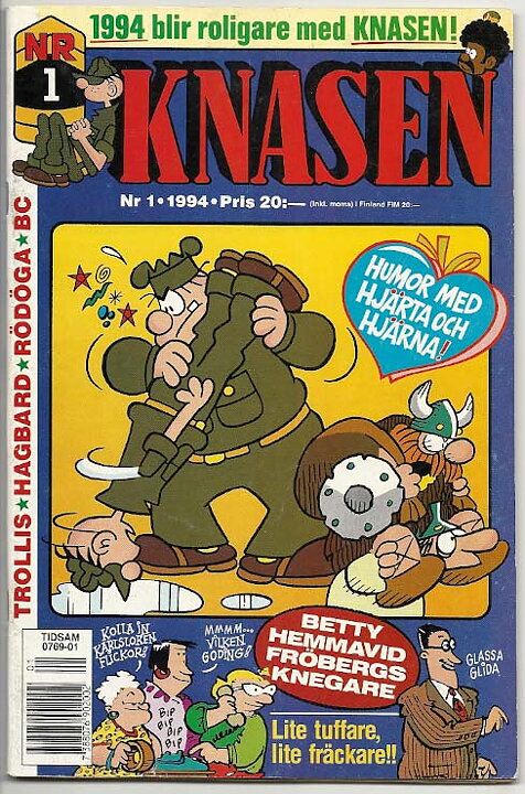 Knasen 1994 Nr 1 VG med Bilaga