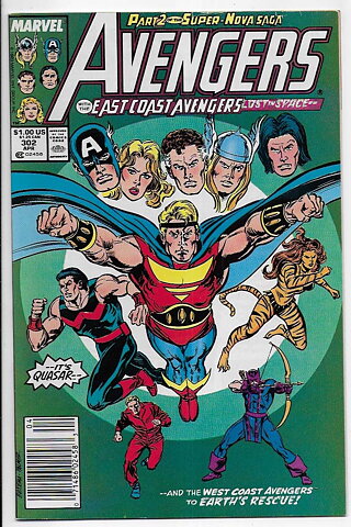 Avengers # 302 FN/VF