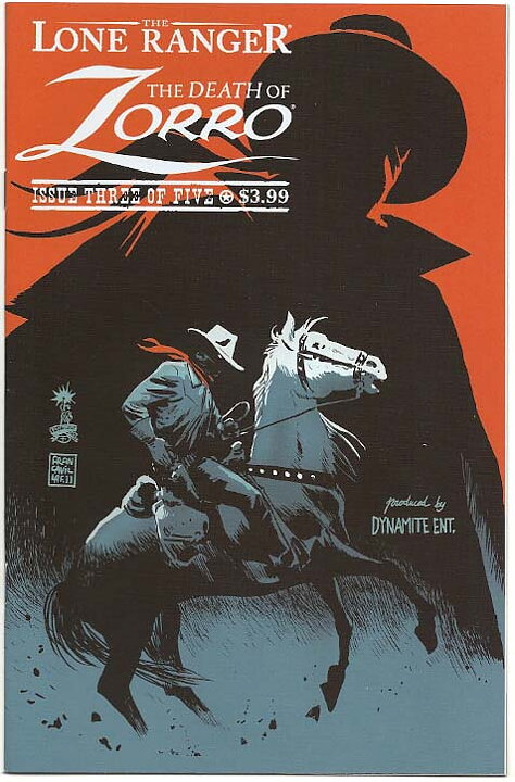 Lone Ranger & Zorro: The Death of Zorro # 3 NM Ny Import