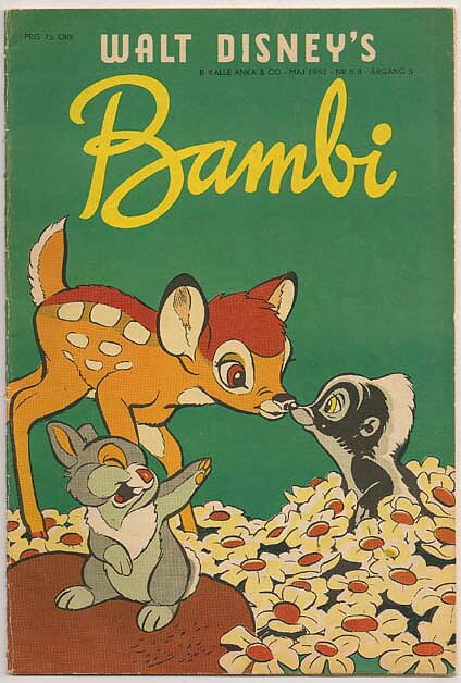 Walt Disney's Serier 1952 Nr 5 VG/FN