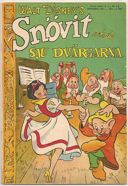 Walt Disney's Serier 1951 Nr 9 VG+