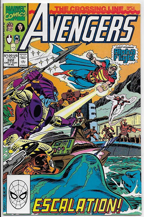 Avengers # 322 NM-