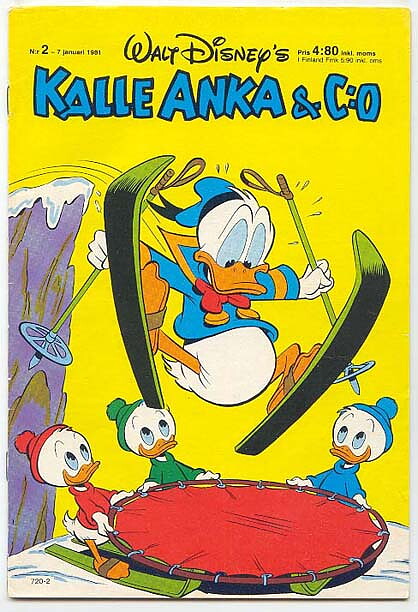 Kalle Anka & C:O 1981 Nr 2 VG