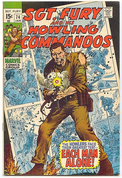 Sgt. Fury # 74 FN/VF
