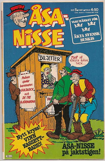 Åsa-Nisse 1981 Nr 5 VG-