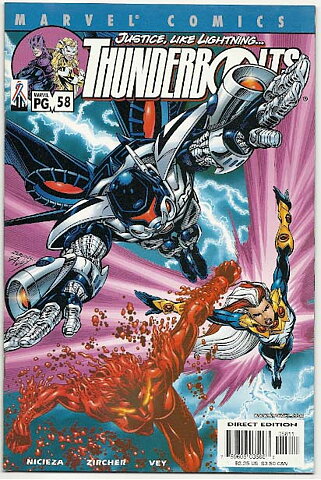 Thunderbolts # 58 VF-NM