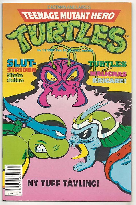 Teenage Mutant Hero Turtles 1991 Nr 13 NM Ny Oläst