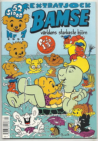 Bamse 1991 Nr 7 NM Ny Oläst