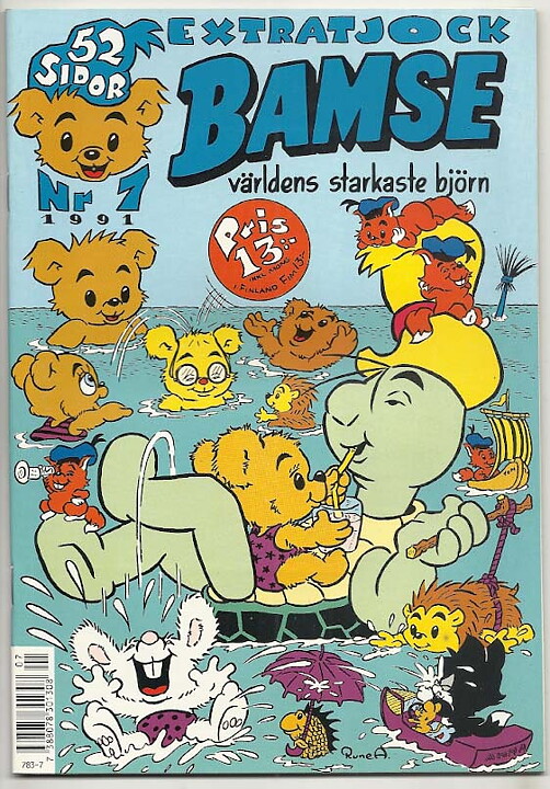 Bamse 1991 Nr 7 NM Ny Oläst