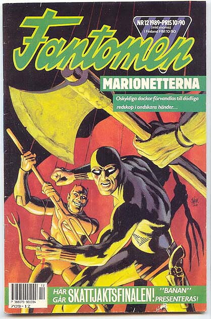 Fantomen 1989 Nr 12 GD/VG