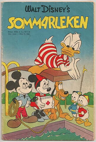 Walt Disney's Serier 1953 Nr 5 GD Ifylld Uppgift