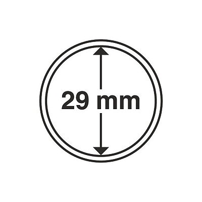 CAPS 29 - Runda myntkapslar innerdiameter 29 mm (10-pack)