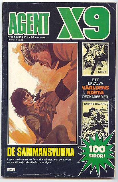 Agent X9 1981 Nr 8 GD/VG