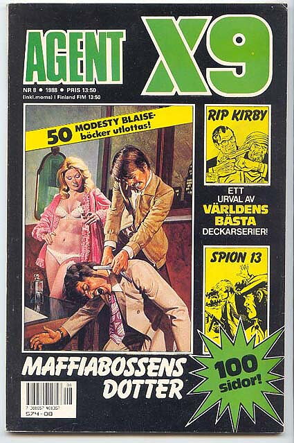 Agent X9 1988 Nr 8 VG+ Pren-ex