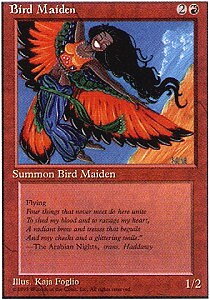 MTG 4th Edition - Bird Maiden