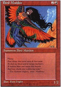 MTG 4th Edition - Bird Maiden
