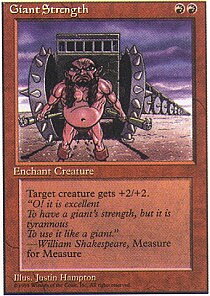 MTG 4th Edition - Giant Strength