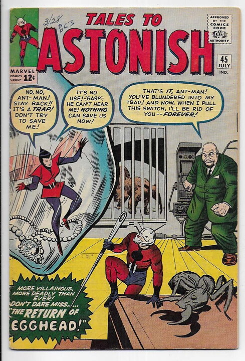 Tales to Astonish # 45 FN- Datum