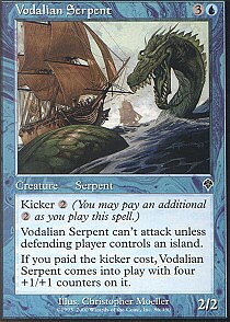 MTG Invasion - Vodalian Serpent