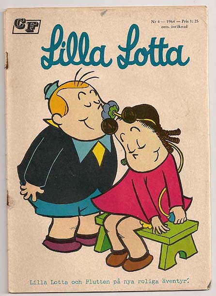 Lilla Lotta 1964 Nr 4 VG Löst Mittuppslag/Namnteckning/Rostiga Nitar