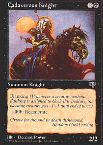 MTG Mirage - Cadaverous Knight
