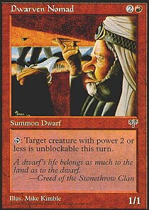 MTG Mirage - Dwarven Nomad