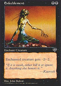 MTG Mirage - Enfeeblement
