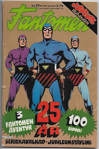 Fantomen 1975 Nr 20 VG/FN