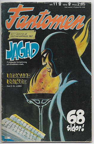 Fantomen 1976 Nr 11 GD Tejp