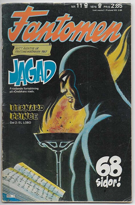 Fantomen 1976 Nr 11 GD Tejp