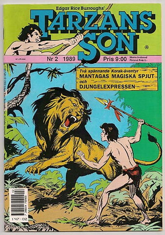 Tarzans Son 1989 Nr 2 VF+