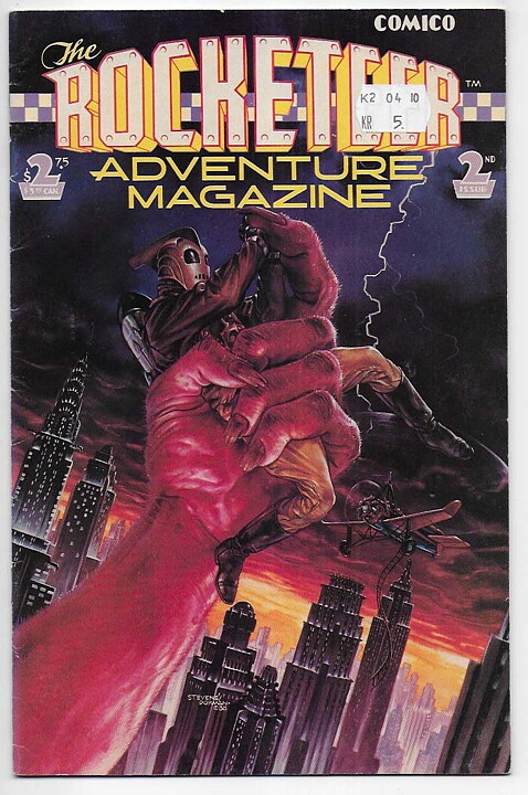 Rocketeer Adventure Magazine # 2 VF- Prislapp