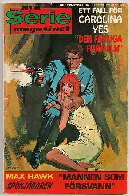 Seriemagasinet 1970 Nr 1 VG Ifyllt Korsord