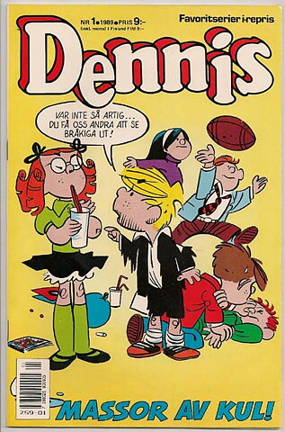 Dennis 1989 Nr 1 VF-NM Ny Oläst