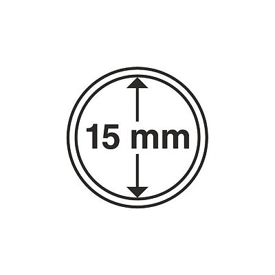 CAPS 15 - Rund myntkapsel innerdiameter 15 mm (1 st)