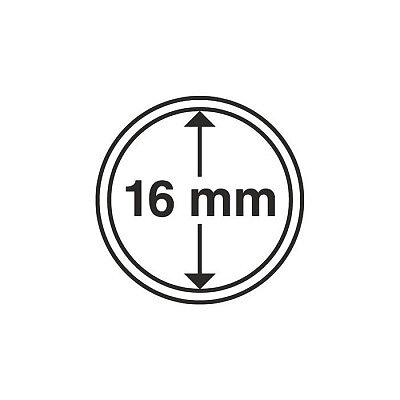 CAPS 16 - Rund myntkapsel innerdiameter 16 mm (1 st)