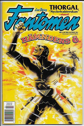 Fantomen 2001 Nr 4 VF+ Ifyllt Korsord