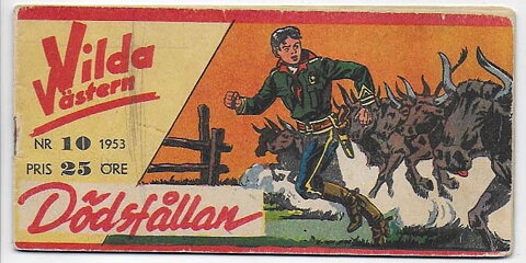 Vilda Västern 1953 Nr 10 VG Klotter