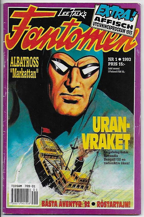 Fantomen 1993 Nr 1 VG