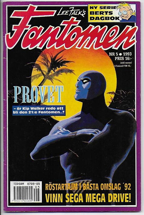 Fantomen 1993 Nr 5 VG+