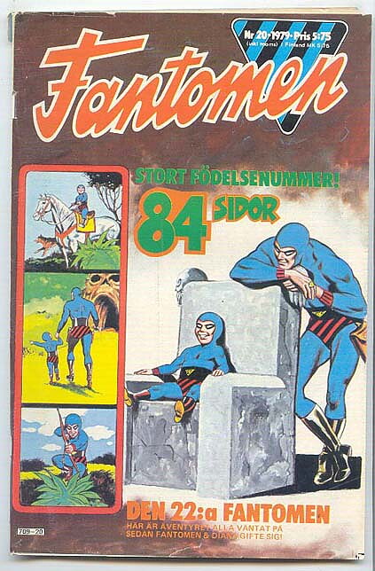 Fantomen 1979 Nr 20 VG- med Affisch