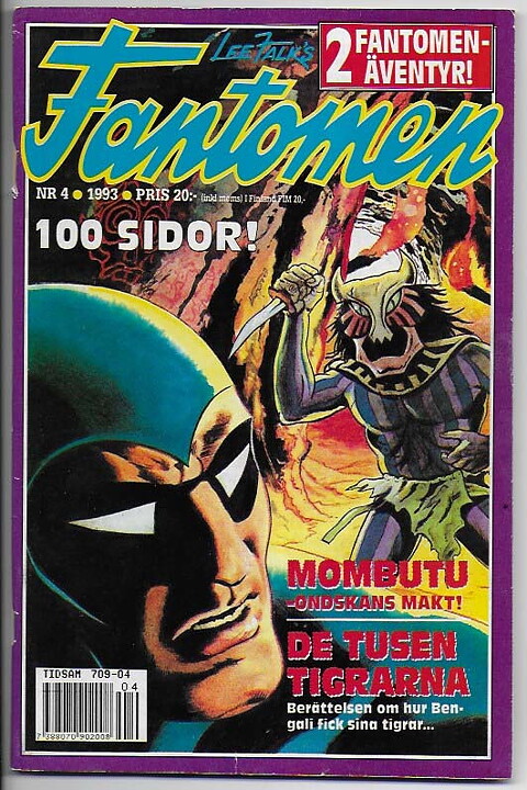 Fantomen 1993 Nr 4 VG