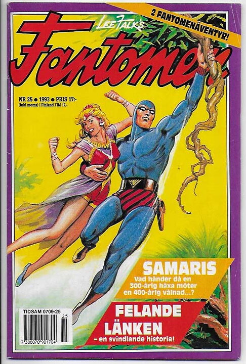 Fantomen 1993 Nr 25 VG