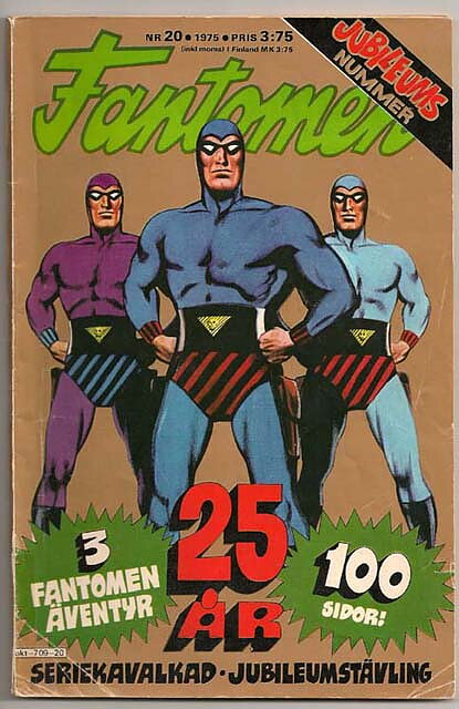 Fantomen 1975 Nr 20 GD Tejp