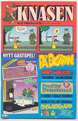 Knasen 1980 Nr 12 VF med Samlarmapp