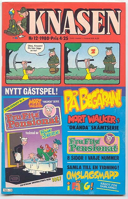 Knasen 1980 Nr 12 VF med Samlarmapp
