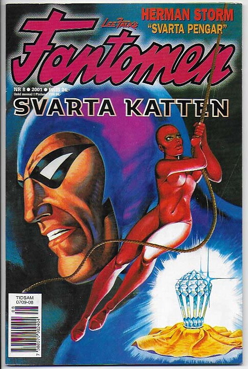 Fantomen 2001 Nr 8 VF Ifyllt Korsord
