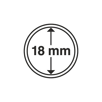 CAPS 18 - Rund myntkapsel innerdiameter 18 mm (1 st)